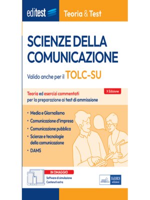 cover image of EBOOK- Teoria&Test Scienze della comunicazione